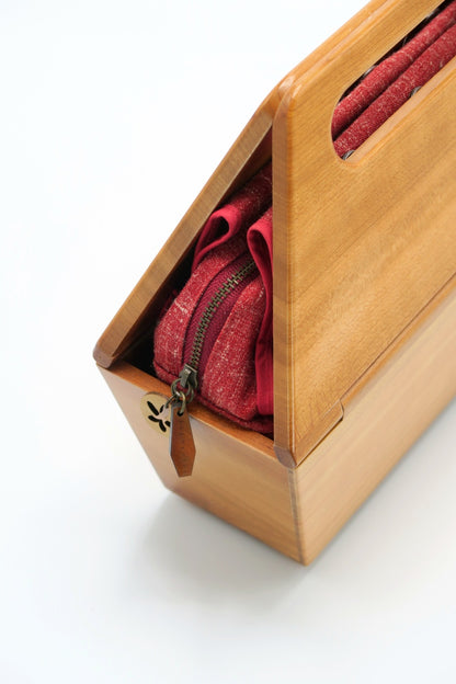 a-h-nr02 "augmenter" Hand Bag Red