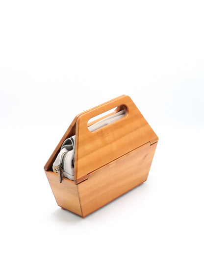 a-h-nr03 "augmenter" Hand Bag Metallic Gray