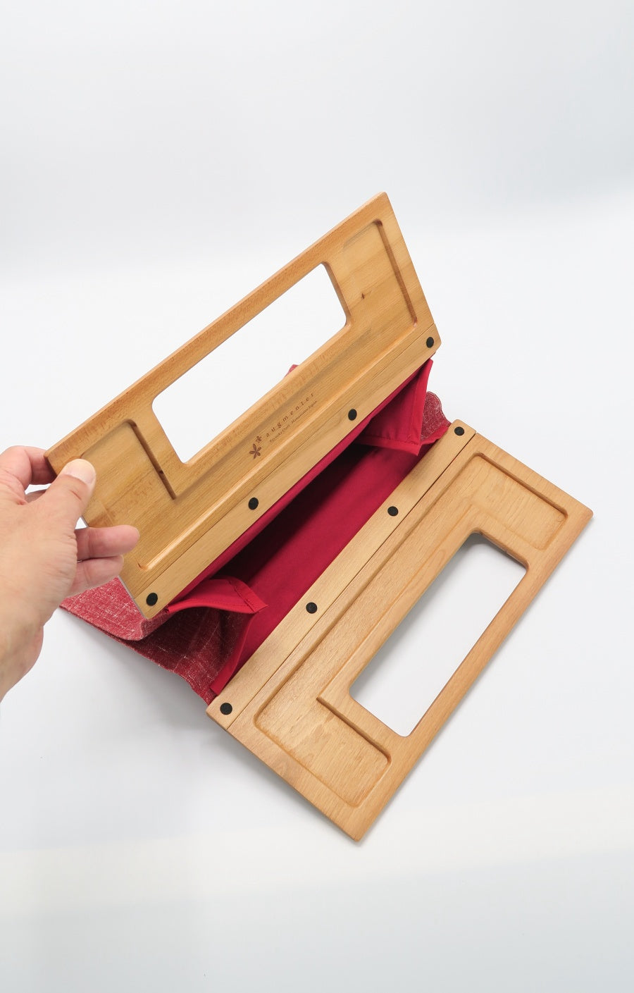 a-c-nr02 'augmenter` Clutch Bag Red