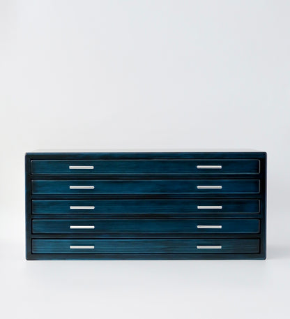 BL105 Hinoki Blue Fountain Pen Box 100