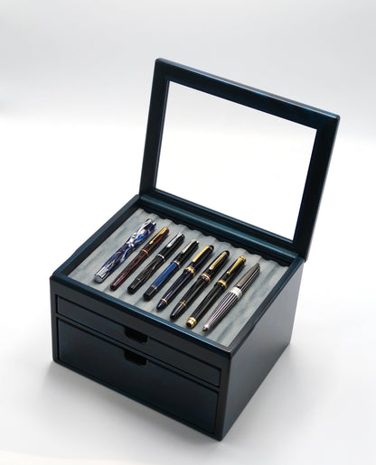 BL63 Hinoki Blue Fountain Pen Box