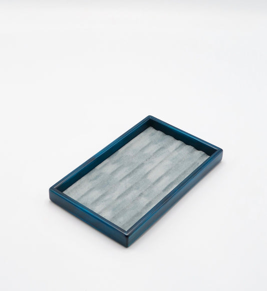 BL101 Hinoki Blue Pen Tray Small