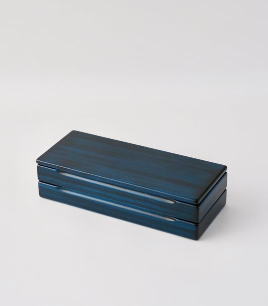 BL35 Hinoki Blue Fountain Pen Case