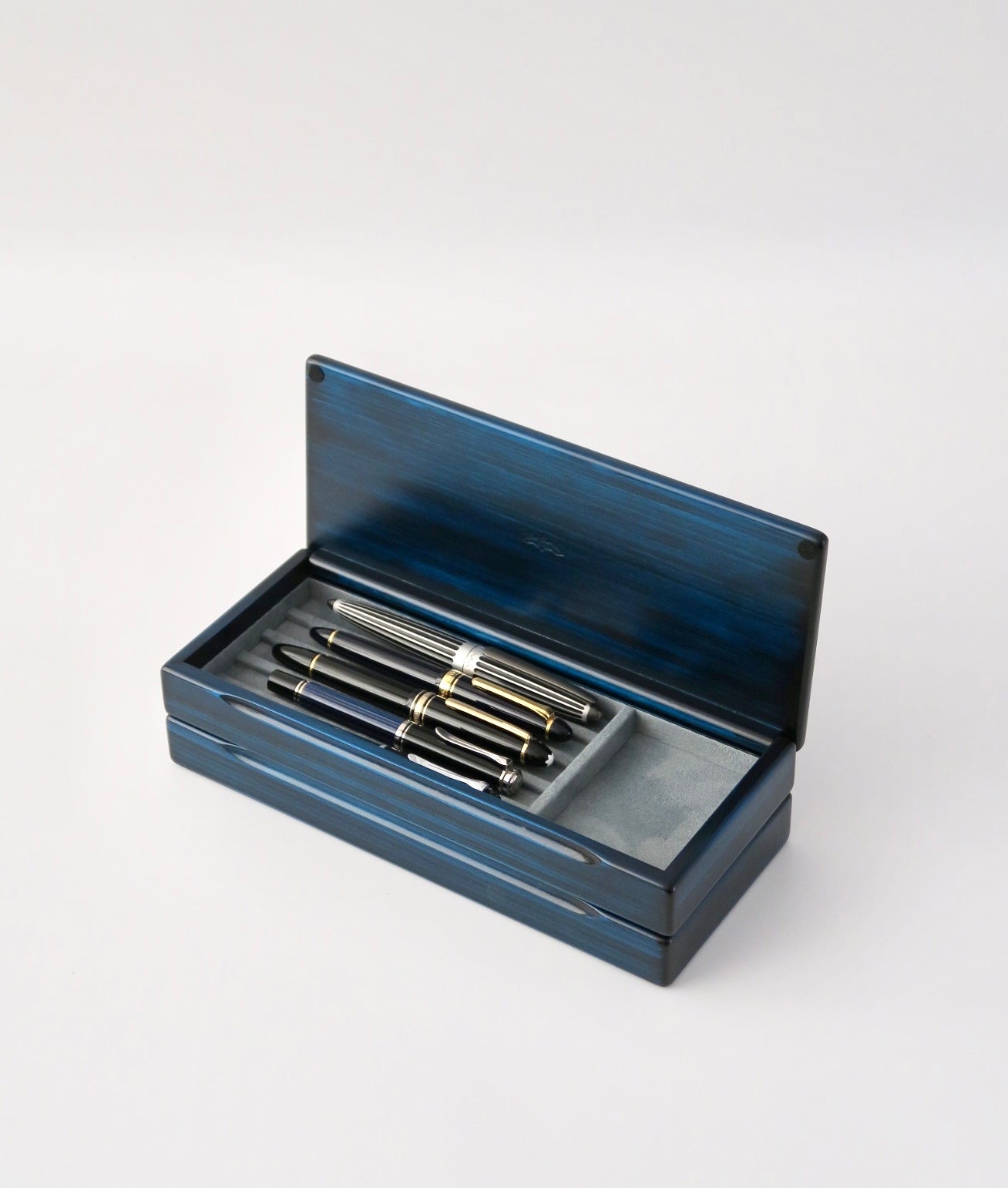 BL35 Hinoki Blue Fountain Pen Case