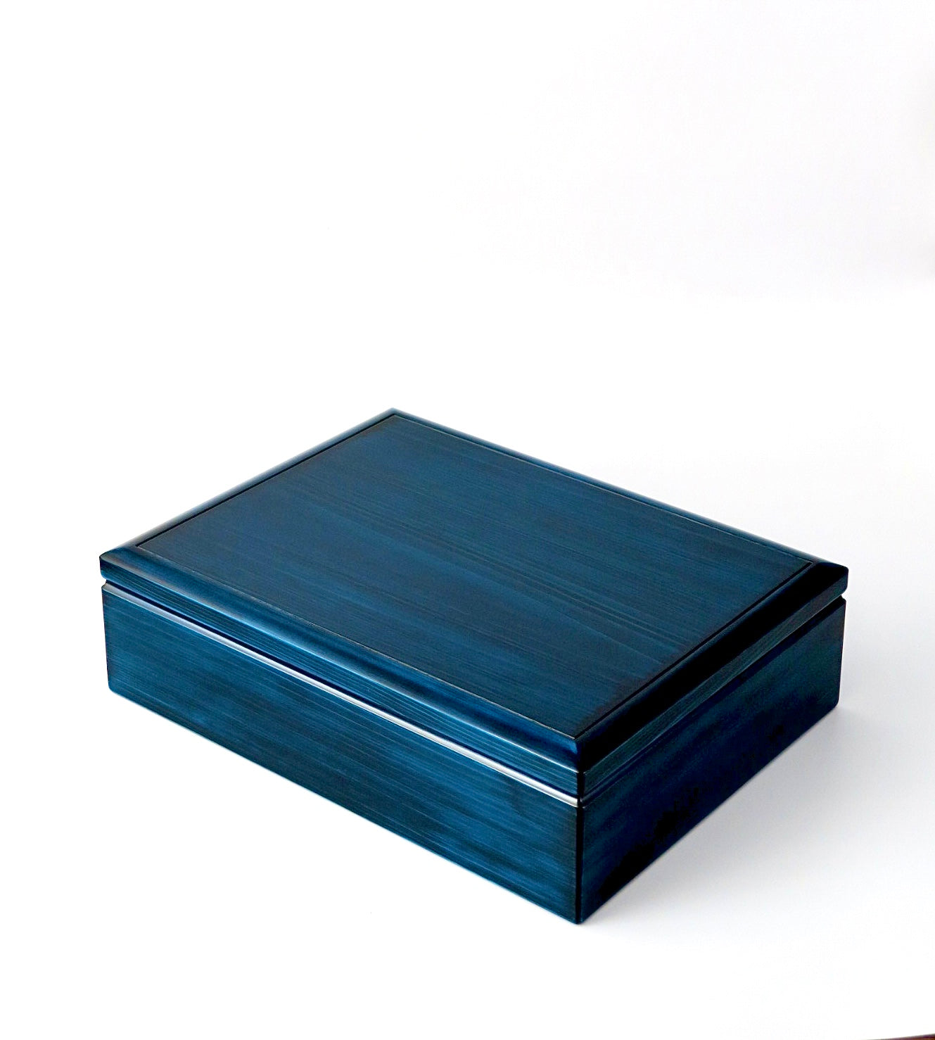 BL139 Hinoki Blue Letter Box with a Pen Mat – Toyooka Craft