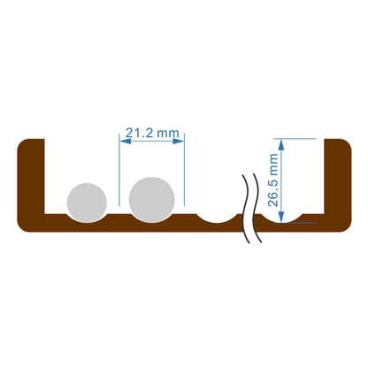 SC167 Fountain Pen Box 40 (lidless type)