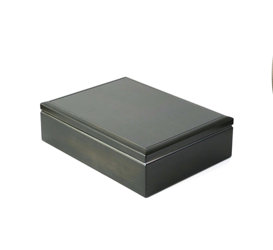 BB139 Hinoki Black Letter Box with a Pen Mat