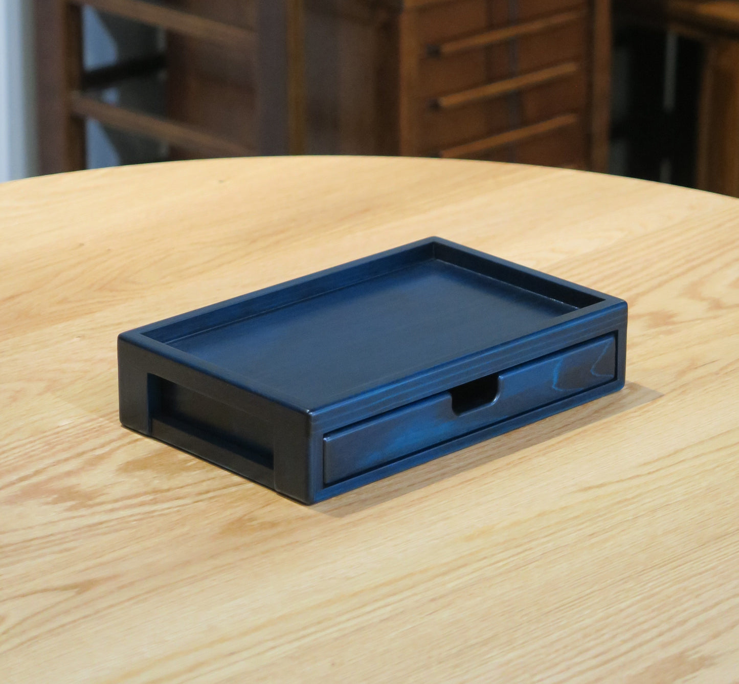 BL04 Hinoki Blue Stationery Case
