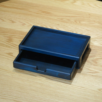 BL04 Hinoki Blue Stationery Case