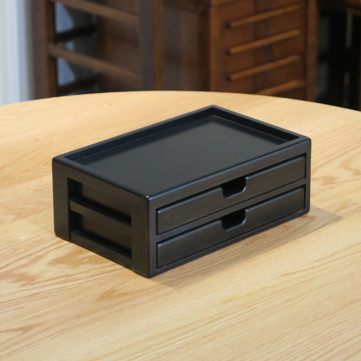 BB09 Hinoki Black Stationery Case Large