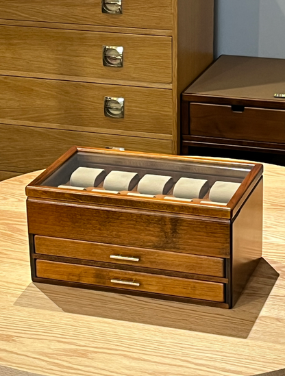 SC172 Watch Box 10 with Two drawers