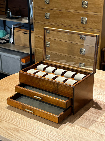 SC172 Watch Box 10 with Two drawers