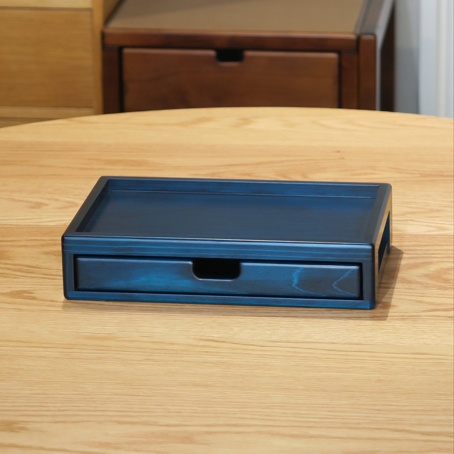 BL04 Hinoki Blue Stationery Case