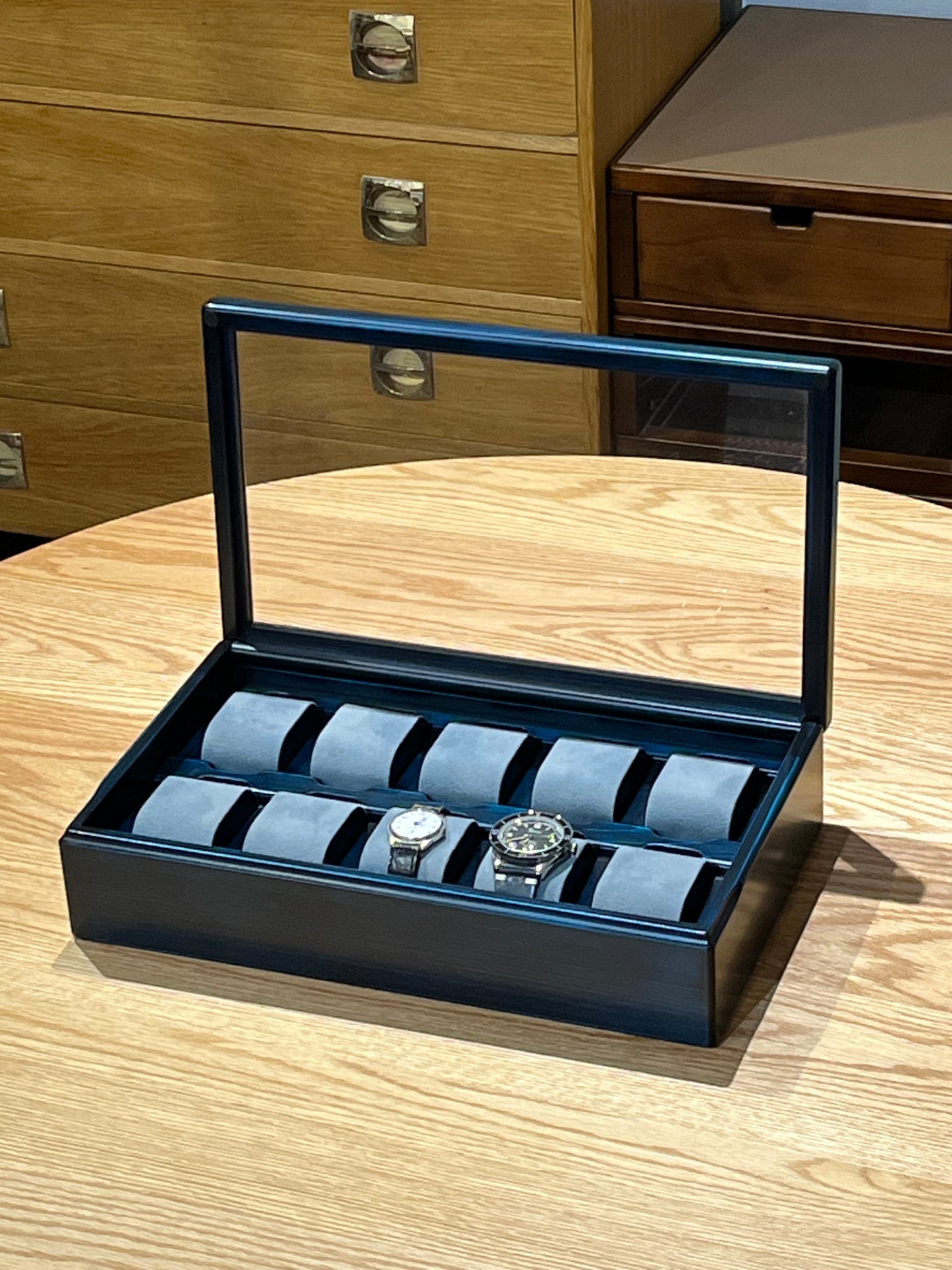 BL134 Hinoki Blue Watch Box 10
