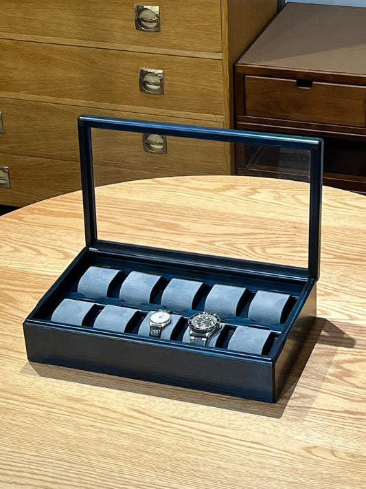 BL134 Hinoki Blue Watch Box 10