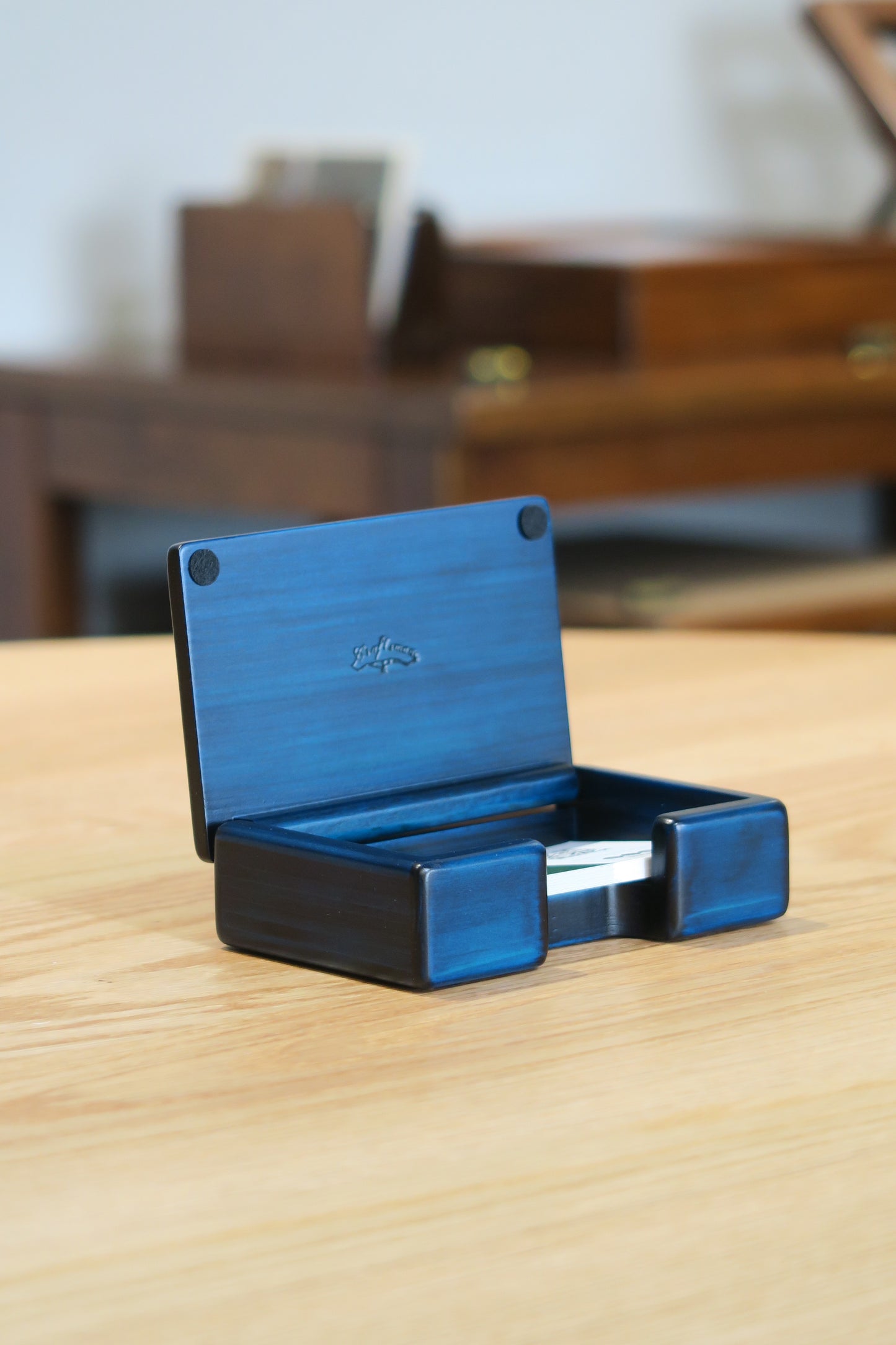 BL33 Hinoki Blue Businesscard Case