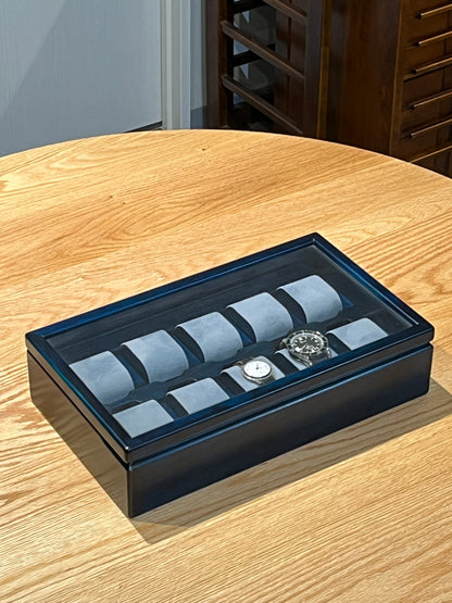 BL134 Hinoki Blue Watch Box 10