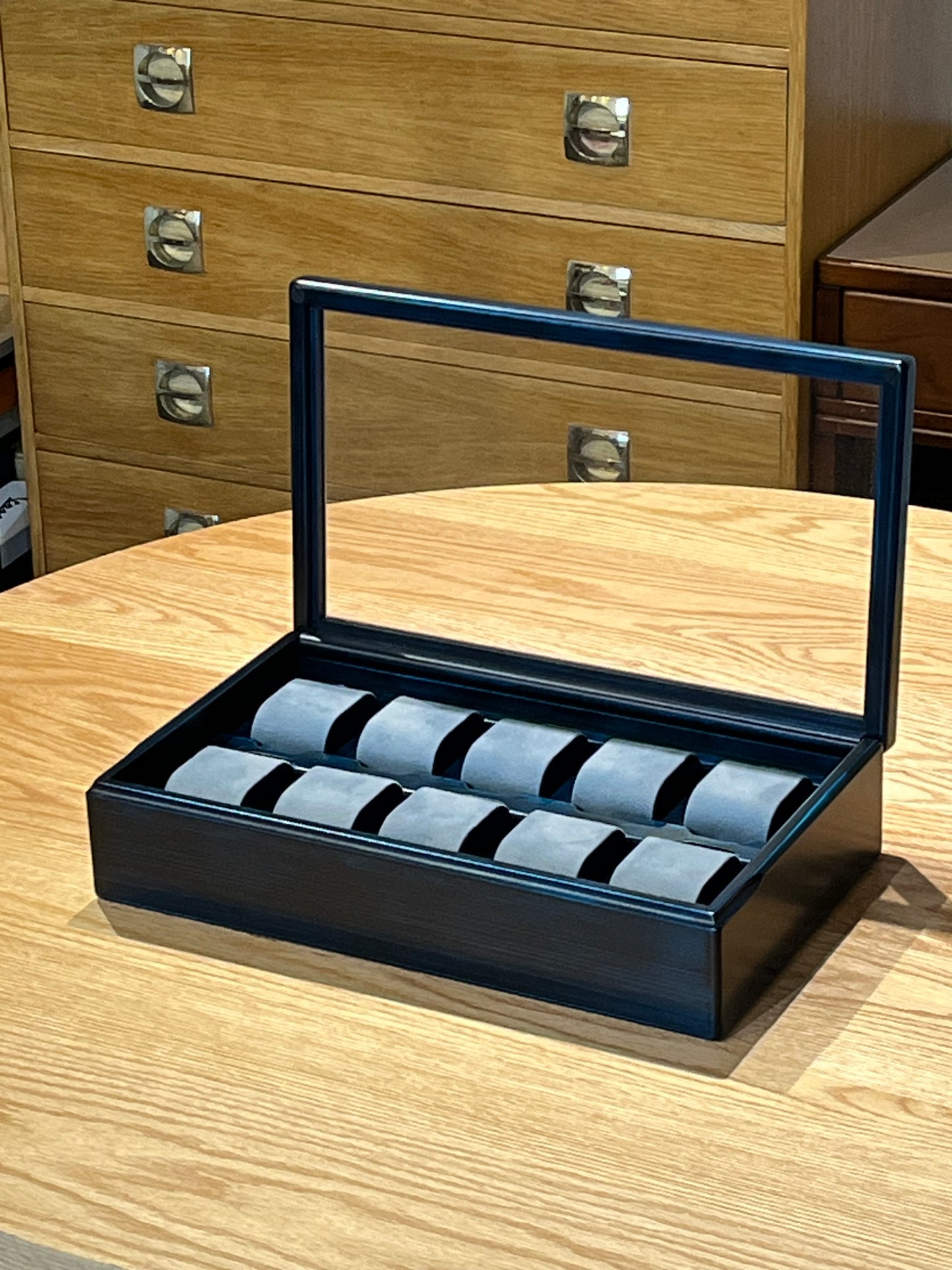 BL134 Hinoki Blue Watch Box 10