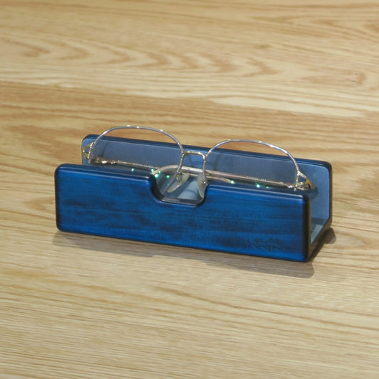 BL47 Hinoki Blue Glasses Holder