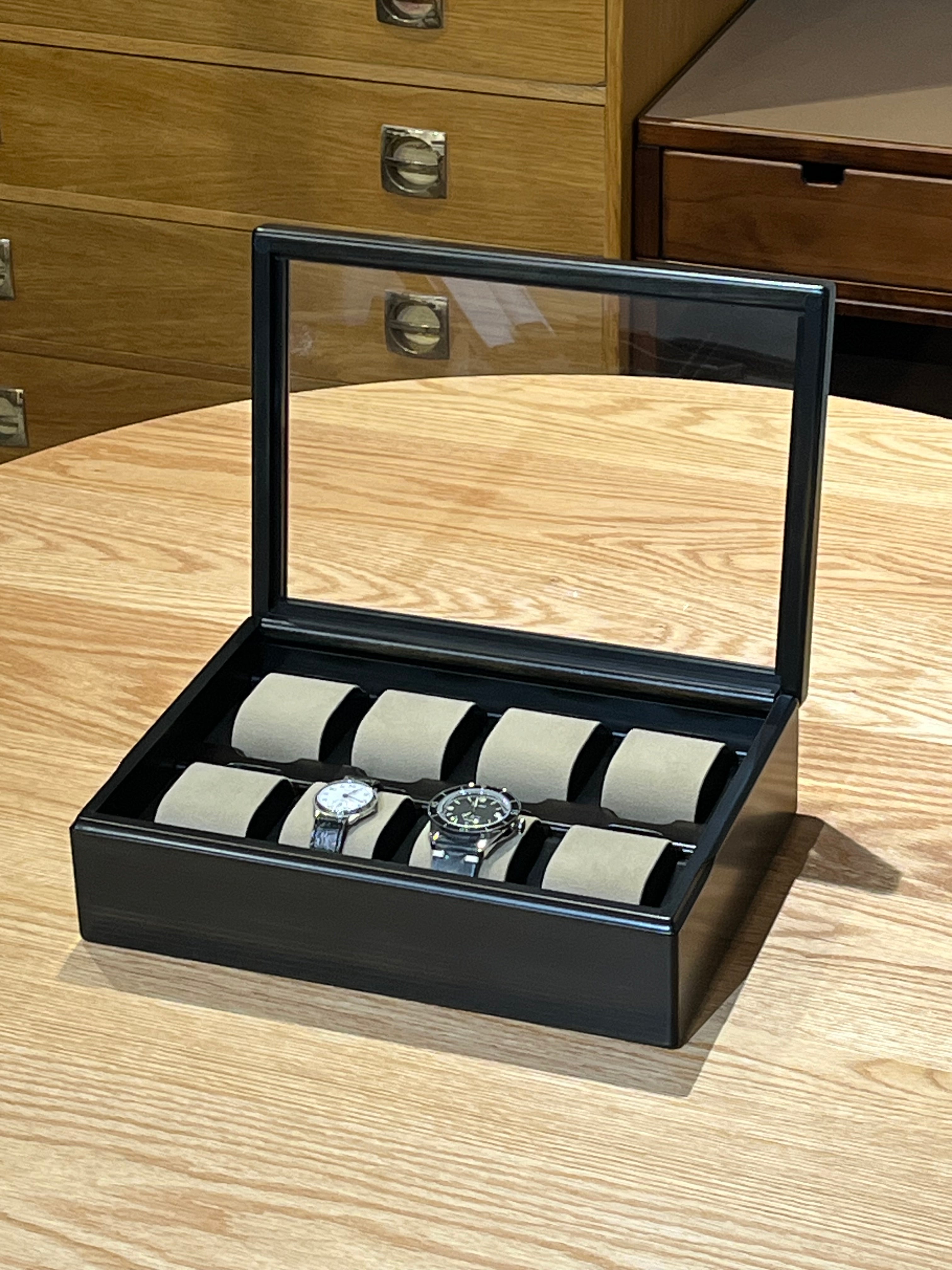 BB141 Hinoki Black Watch Box 8 – Toyooka Craft