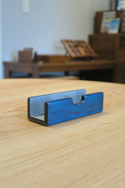 BL47 Hinoki Blue Glasses Holder