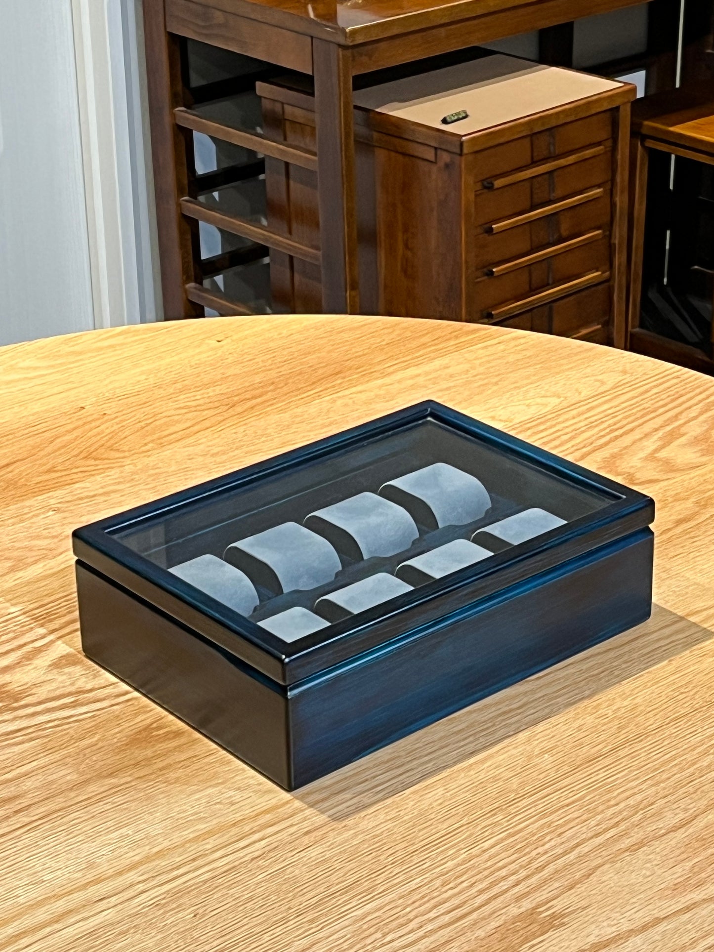 BL141 Hinoki Blue Watch Box 8