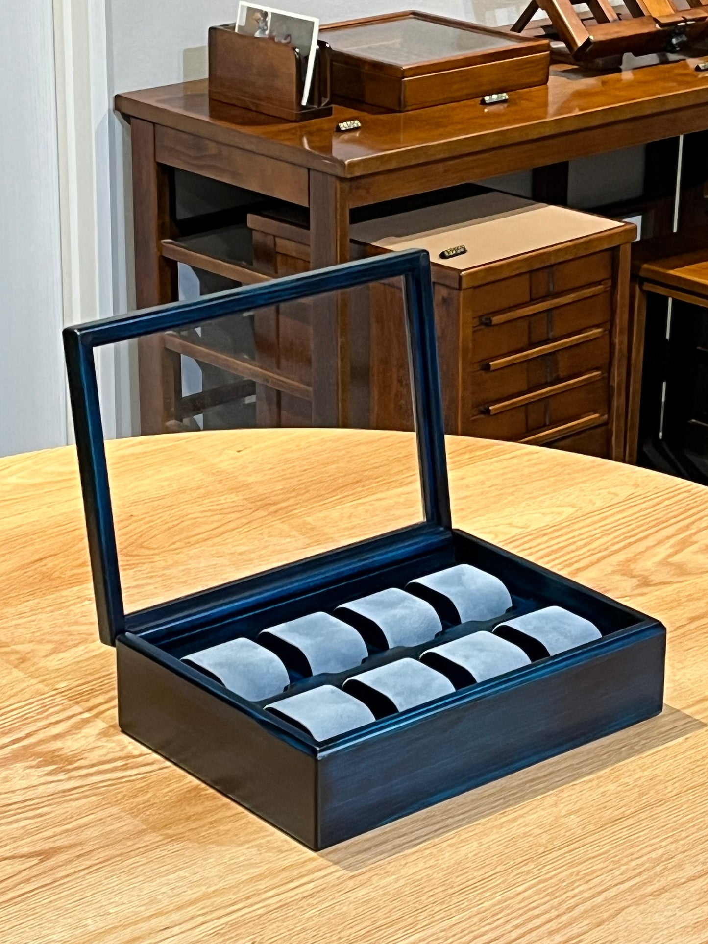 BL141 Hinoki Blue Watch Box 8