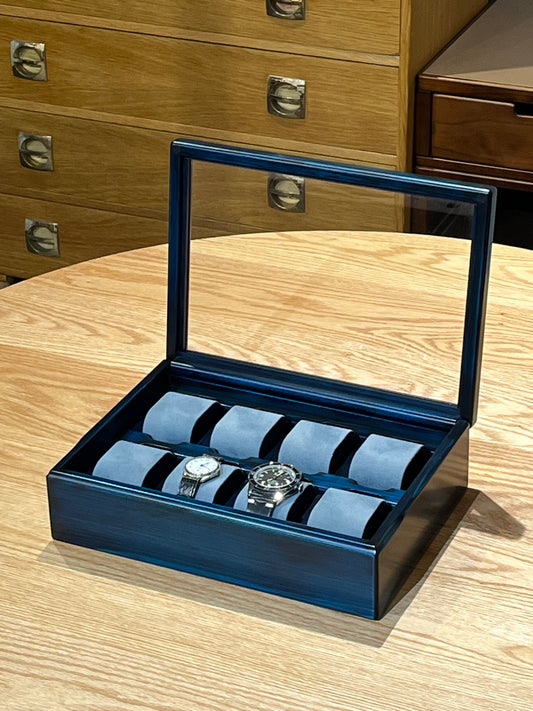 BL141 Hinoki Blue Watch Box 8