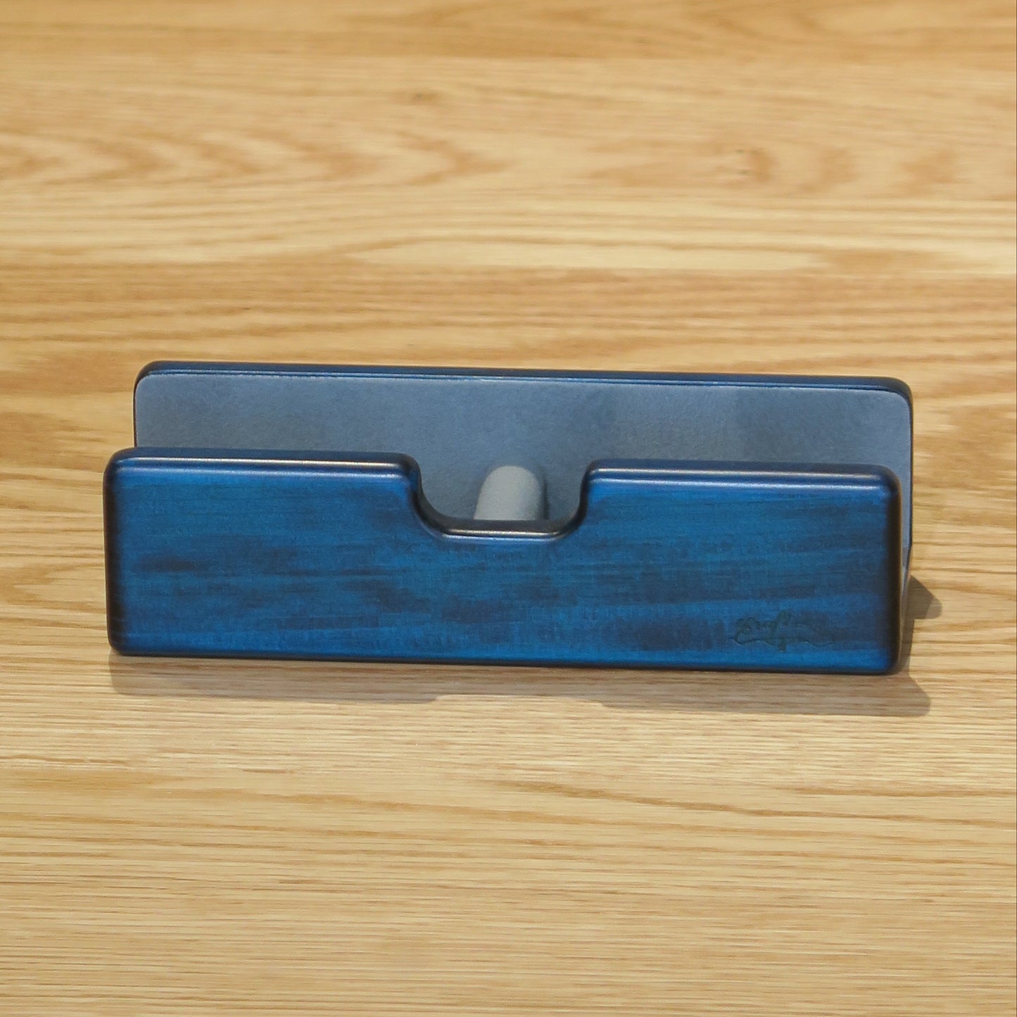 BL47 Hinoki Blue Glasses Holder
