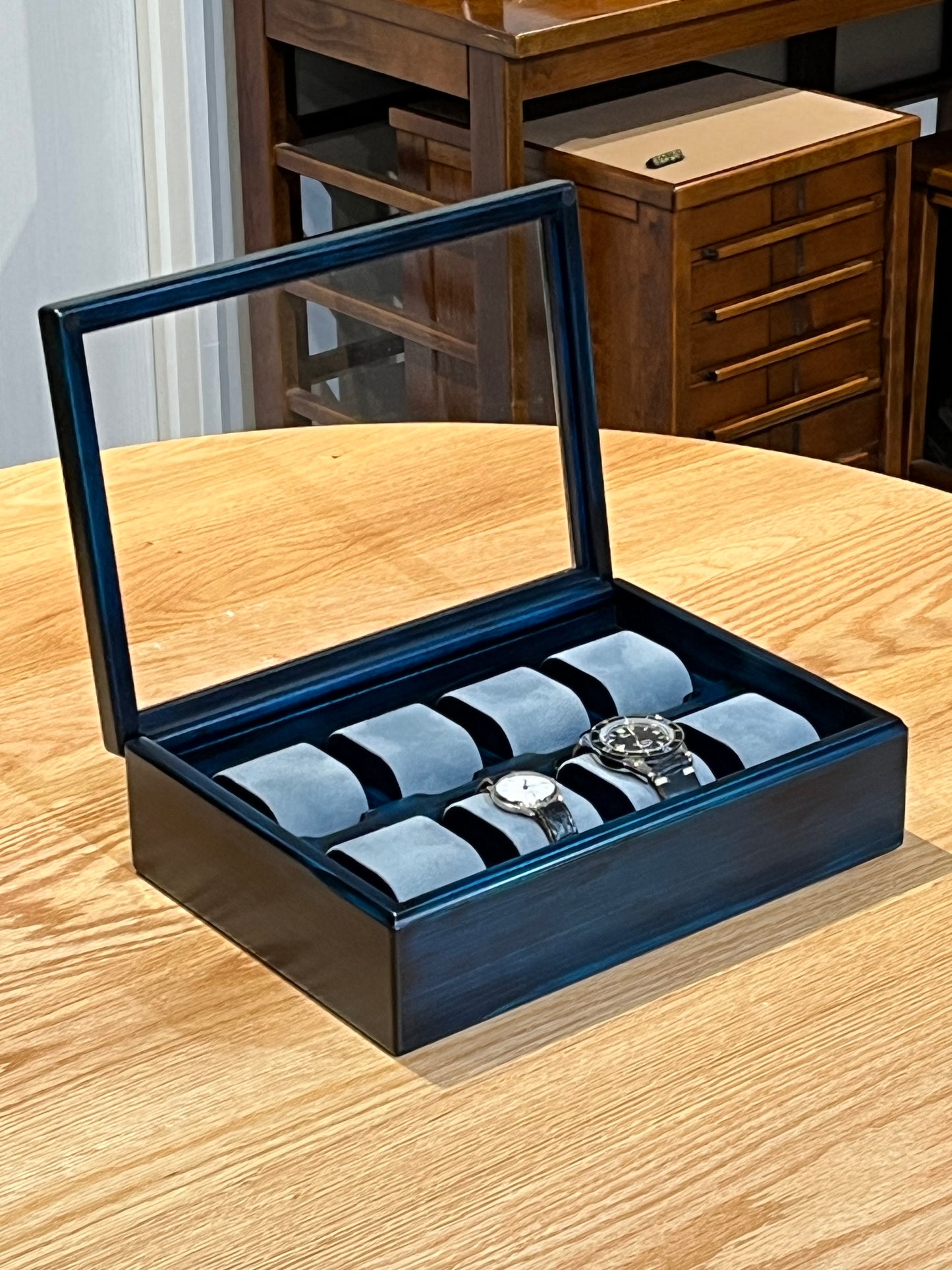 BL141 Hinoki Blue Watch Box 8