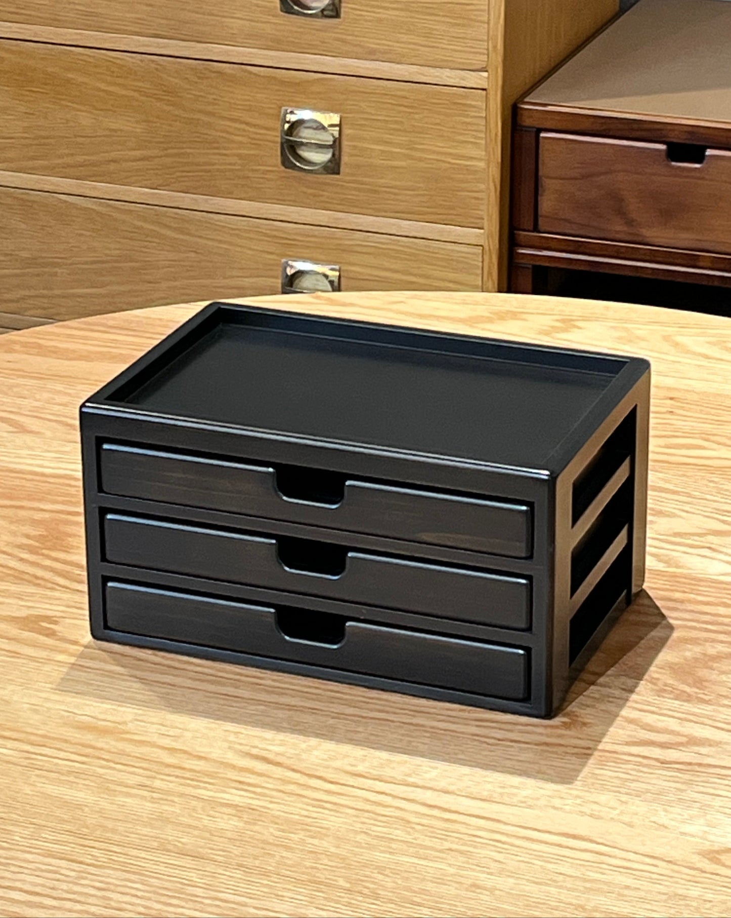 BB22 Hinoki Black Stationery Case 3