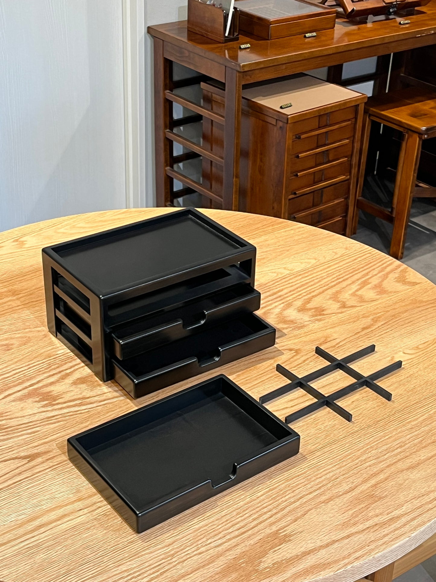 BB22 Hinoki Black Stationery Case 3