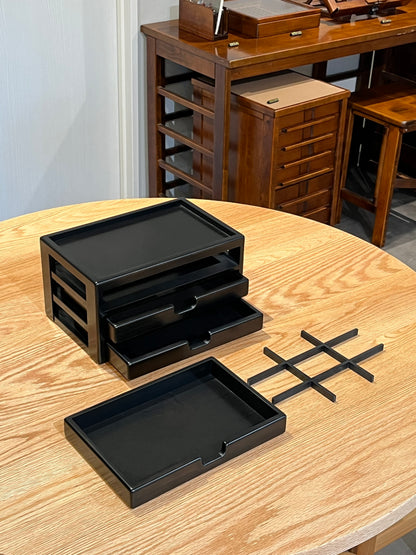 BB22 Hinoki Black Stationery Case 3