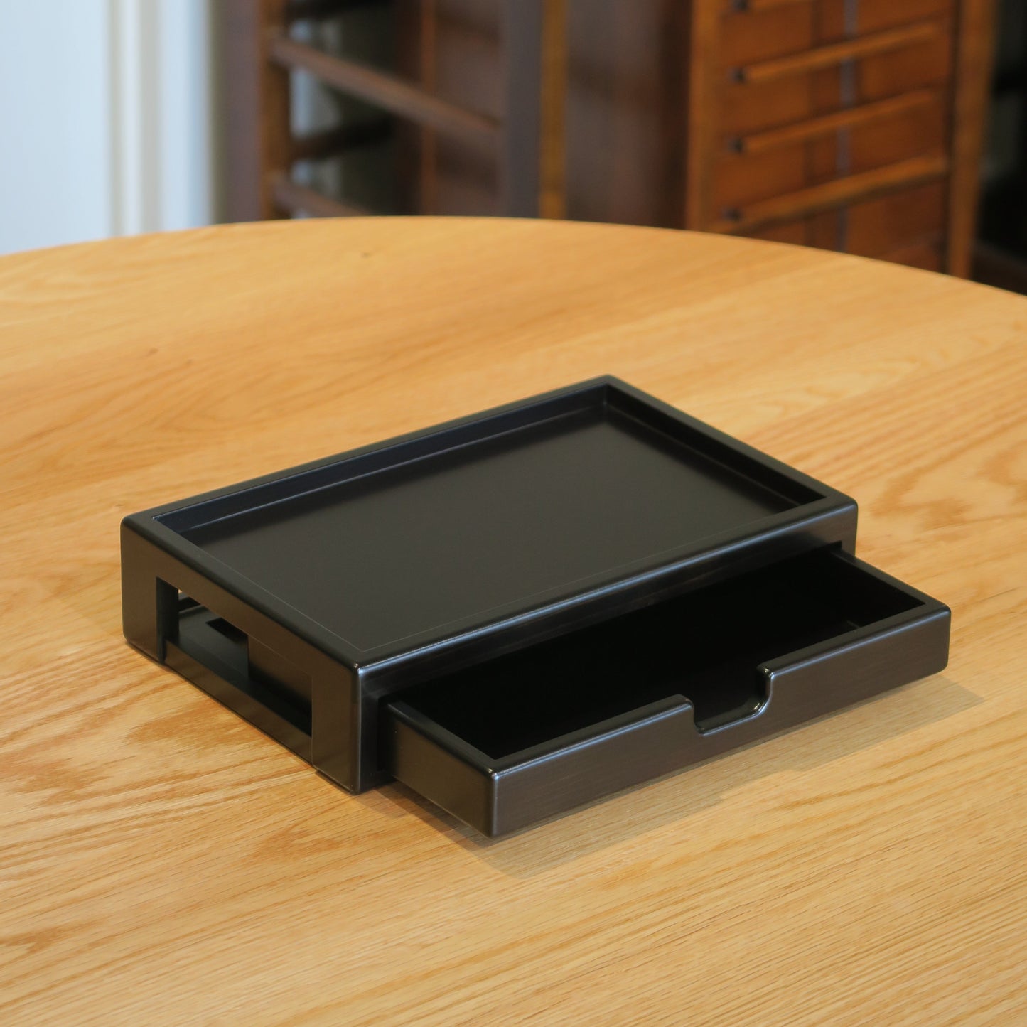 BB04 Hinoki Black Stationery Case