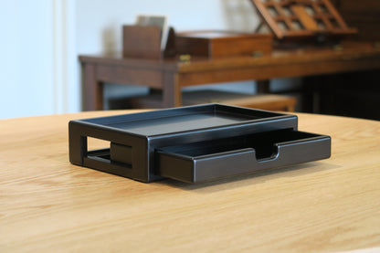 BB04 Hinoki Black Stationery Case