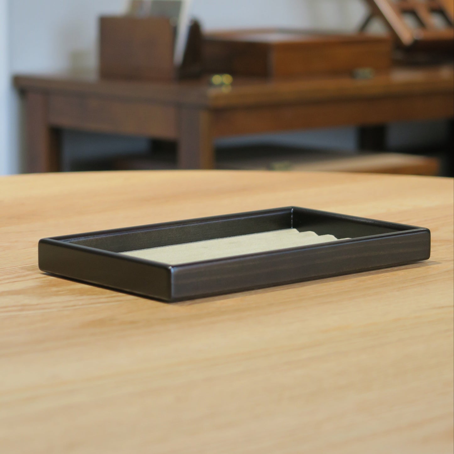 BB101 Hinoki Black Pen Tray Small