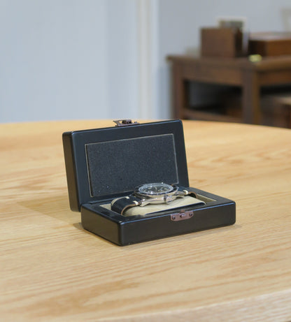 BB124 Hinoki Black Portable Watch Case